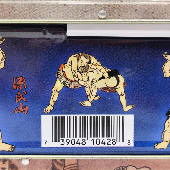 Sumo Basho Metal Lunch Box Vintage 1998 Fun Retro Collectible Wrestling Japan - Picture 3 of 16